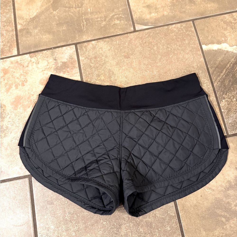 Lululemon Limited, edition Black Quilted Women's Shorts